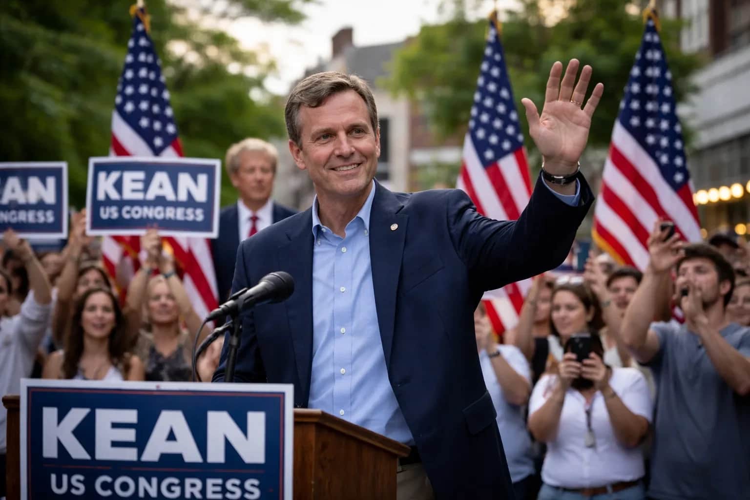 Republican Congressman Tom Kean Jr.