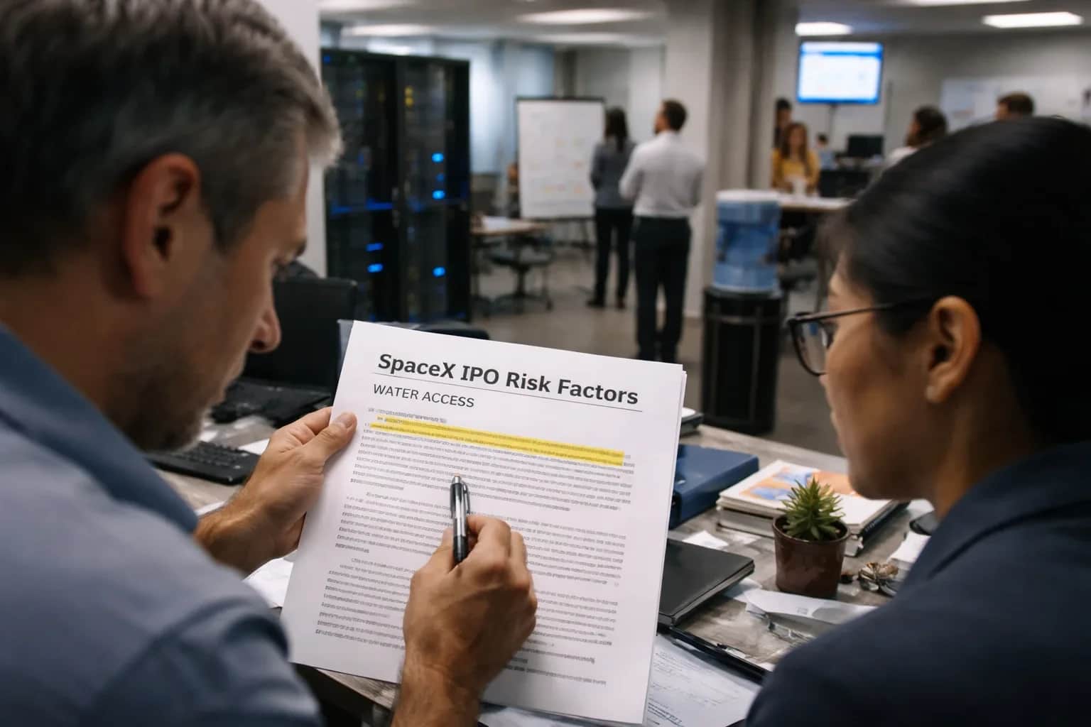 SpaceX facility representing industrial infrastructure and data center cooling requirements.