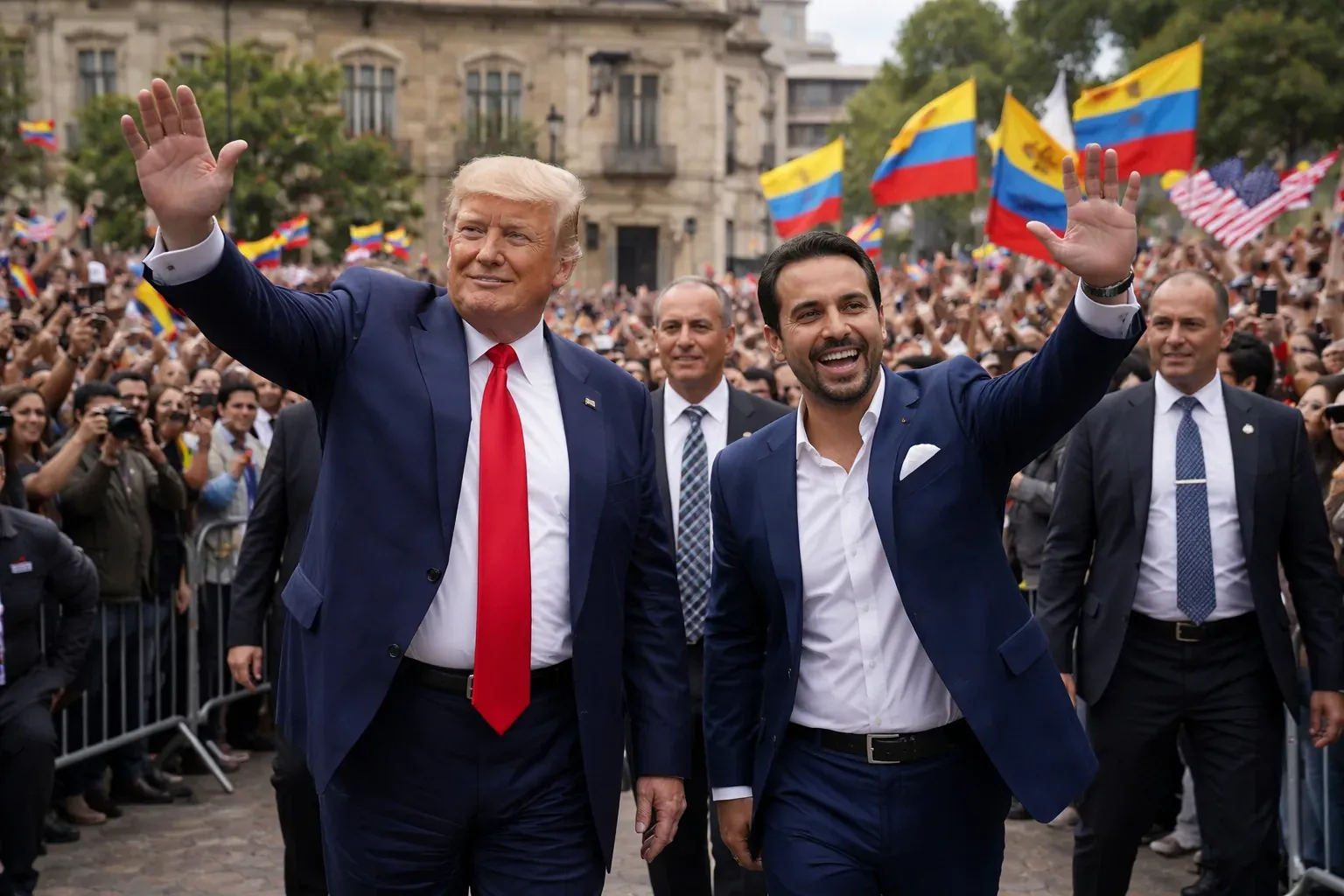 Abelardo de la Espriella, who holds a preliminary lead in the Colombian presidential election.