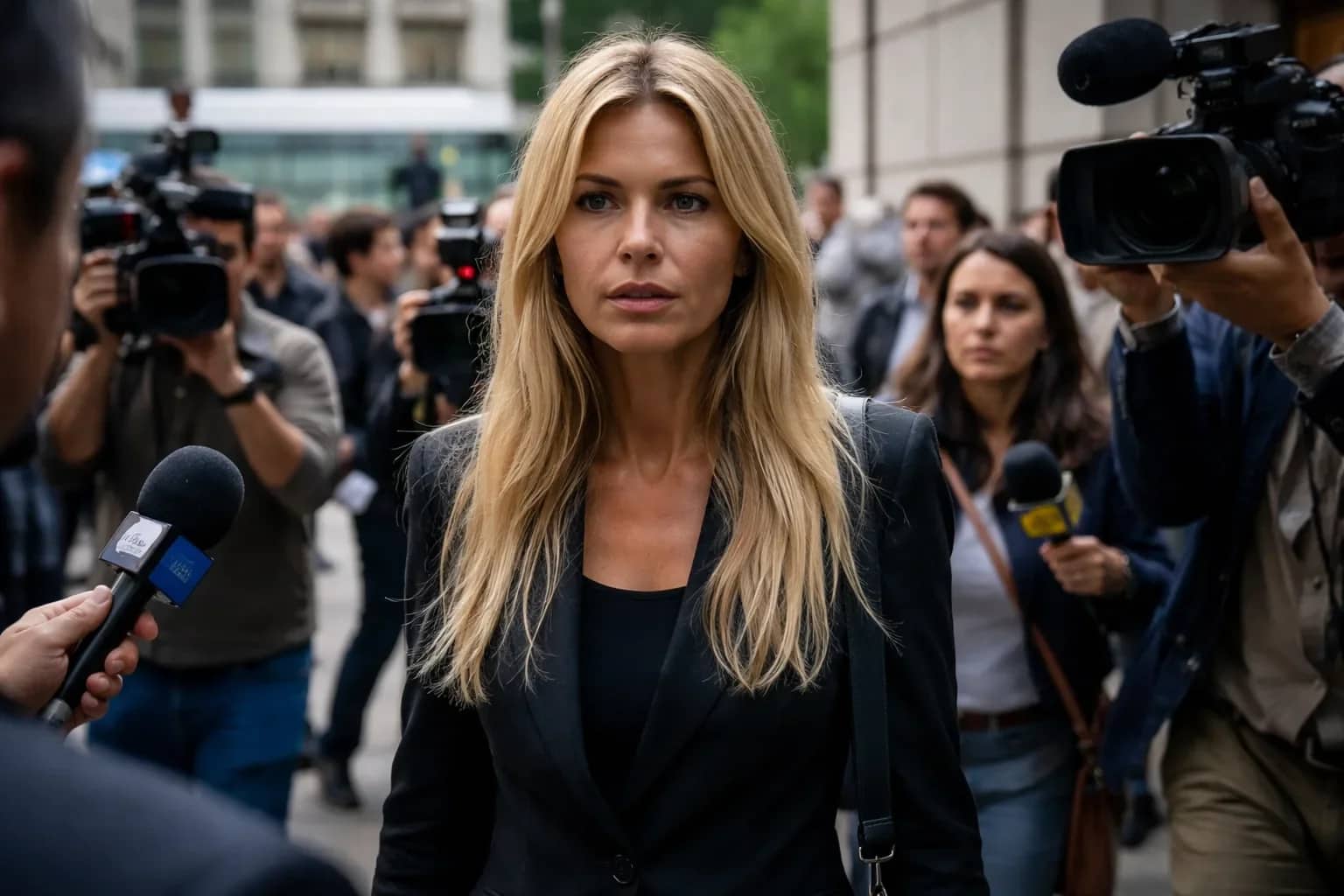 Nadia Marcinko, a former associate of Jeffrey Epstein, pictured in a context related to her role as a pilot and partner.