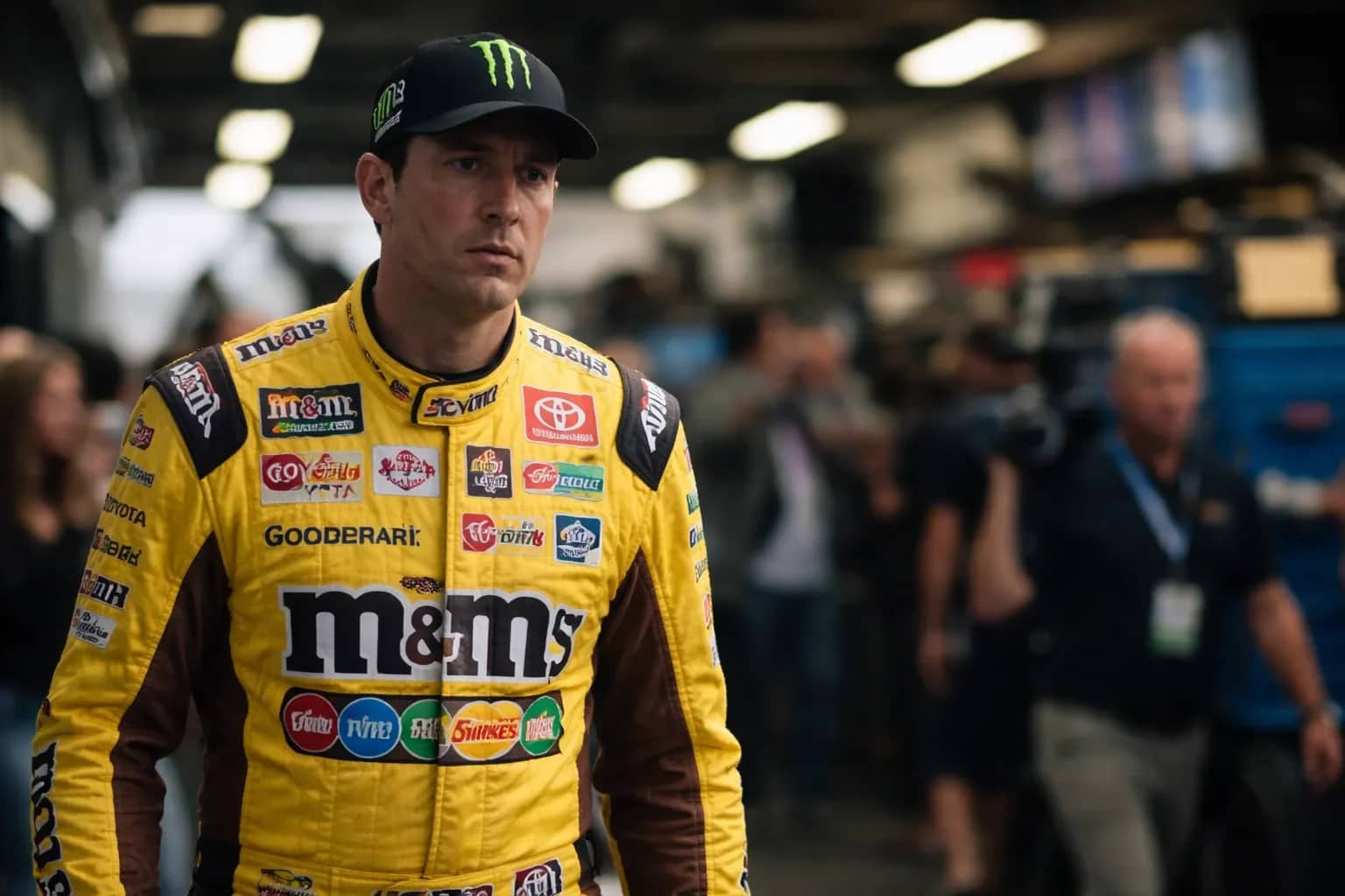 Kyle Busch during a NASCAR Cup Series event