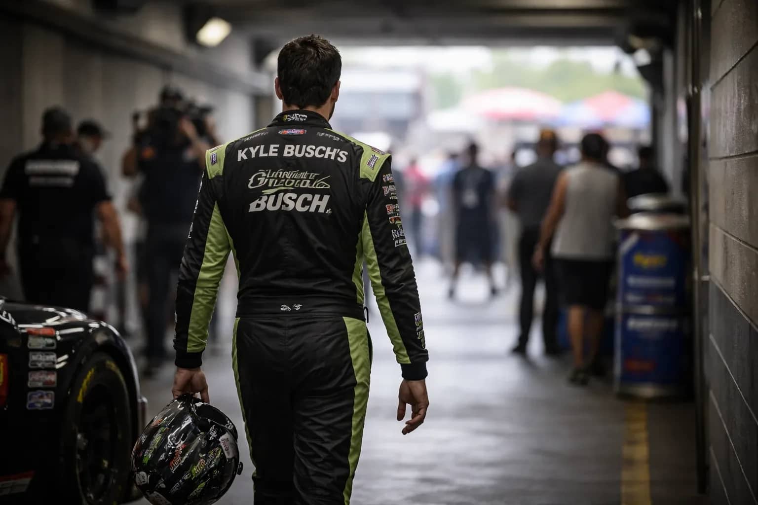 Kyle Busch at a NASCAR event