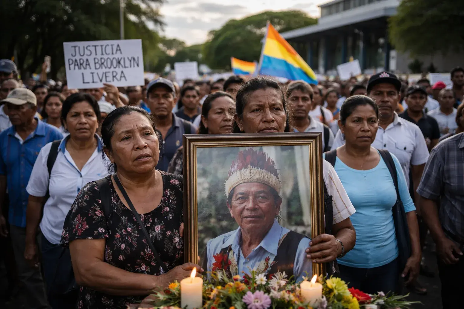 Brooklyn Rivera, founder of the Yatama indigenous movement in Nicaragua