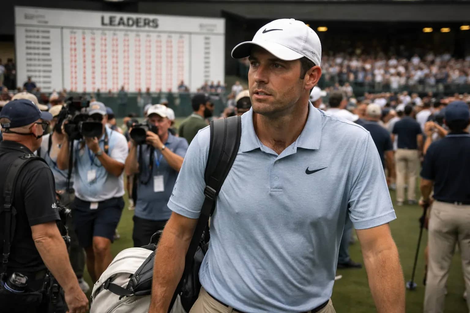 Scottie Scheffler competing at the PGA Championship