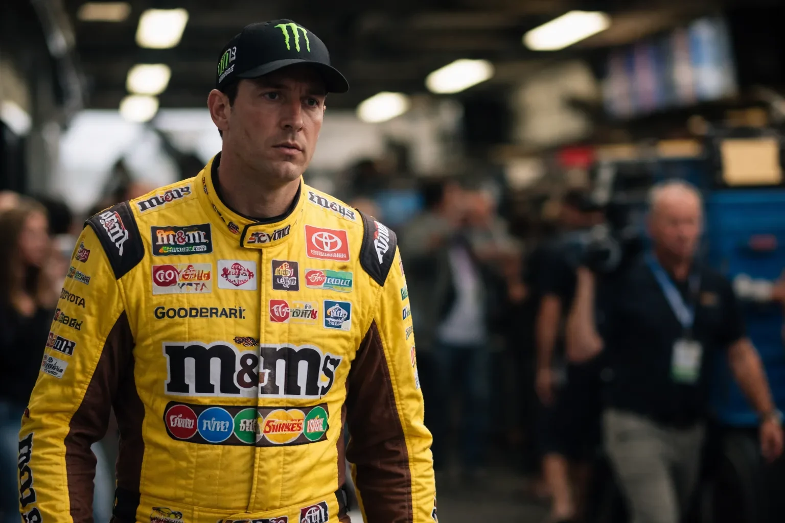 Kyle Busch during a NASCAR Cup Series event