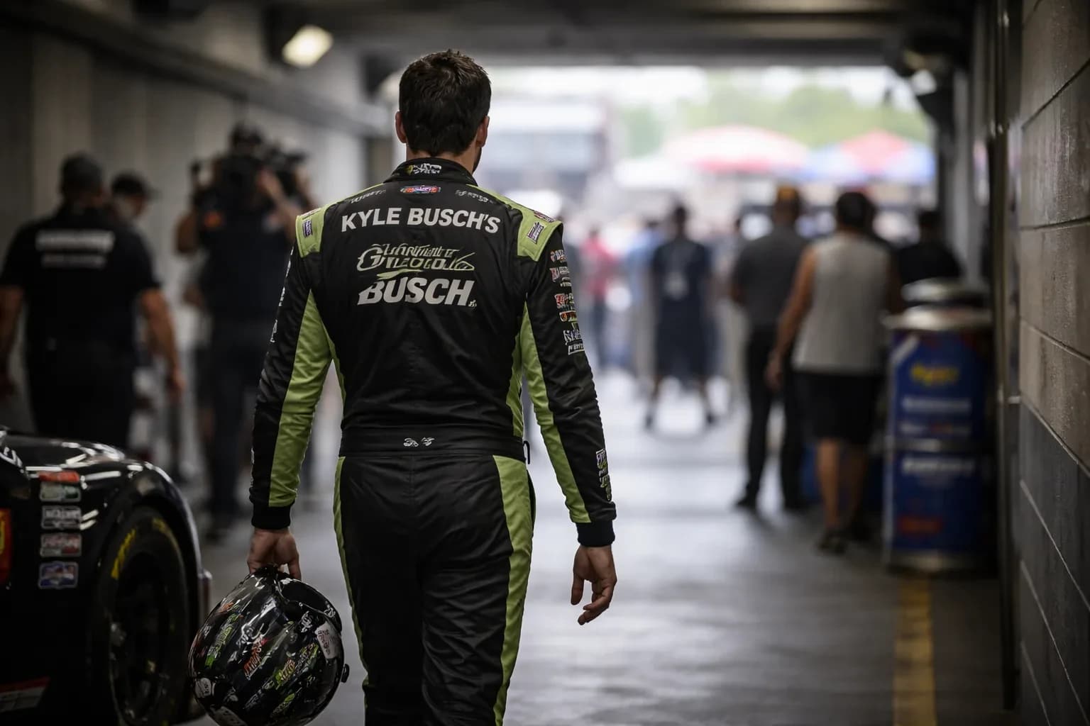 Kyle Busch at a NASCAR event