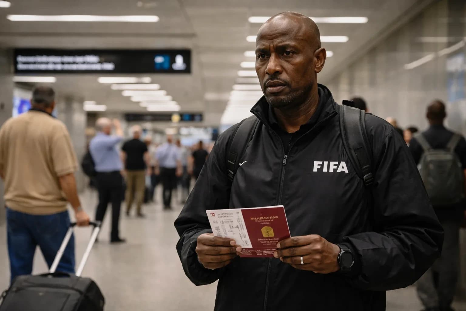 Omar Artan, 2025 CAF men's referee of the year, who has been barred from the 2026 World Cup.