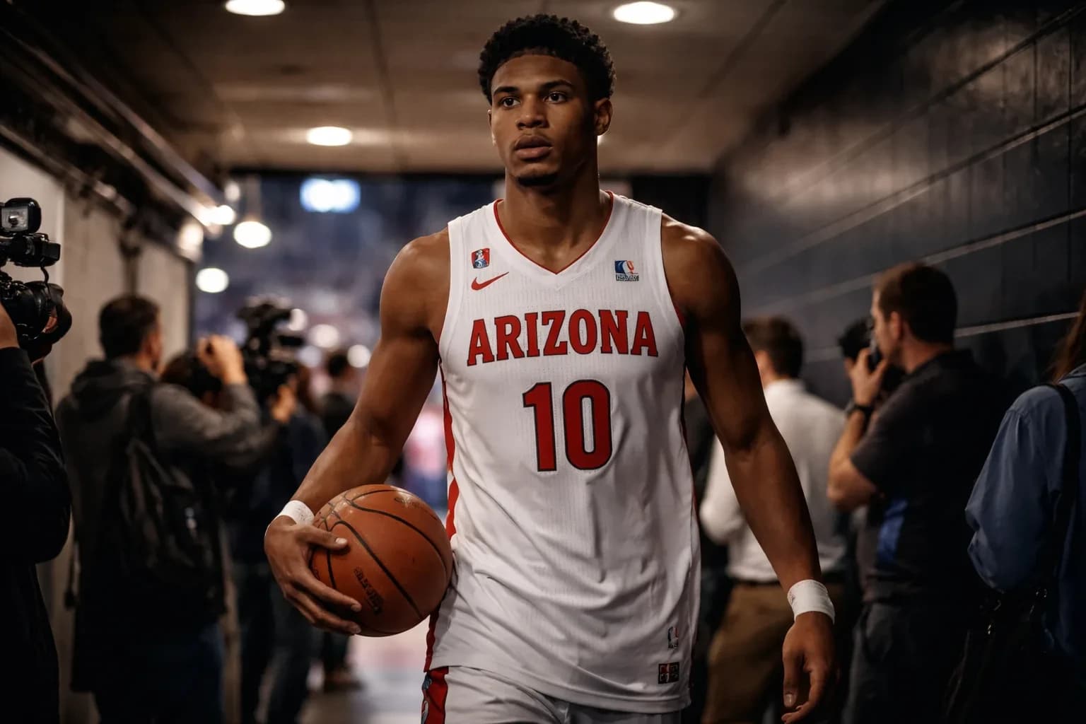 Koa Peat during a game for the Arizona Wildcats.