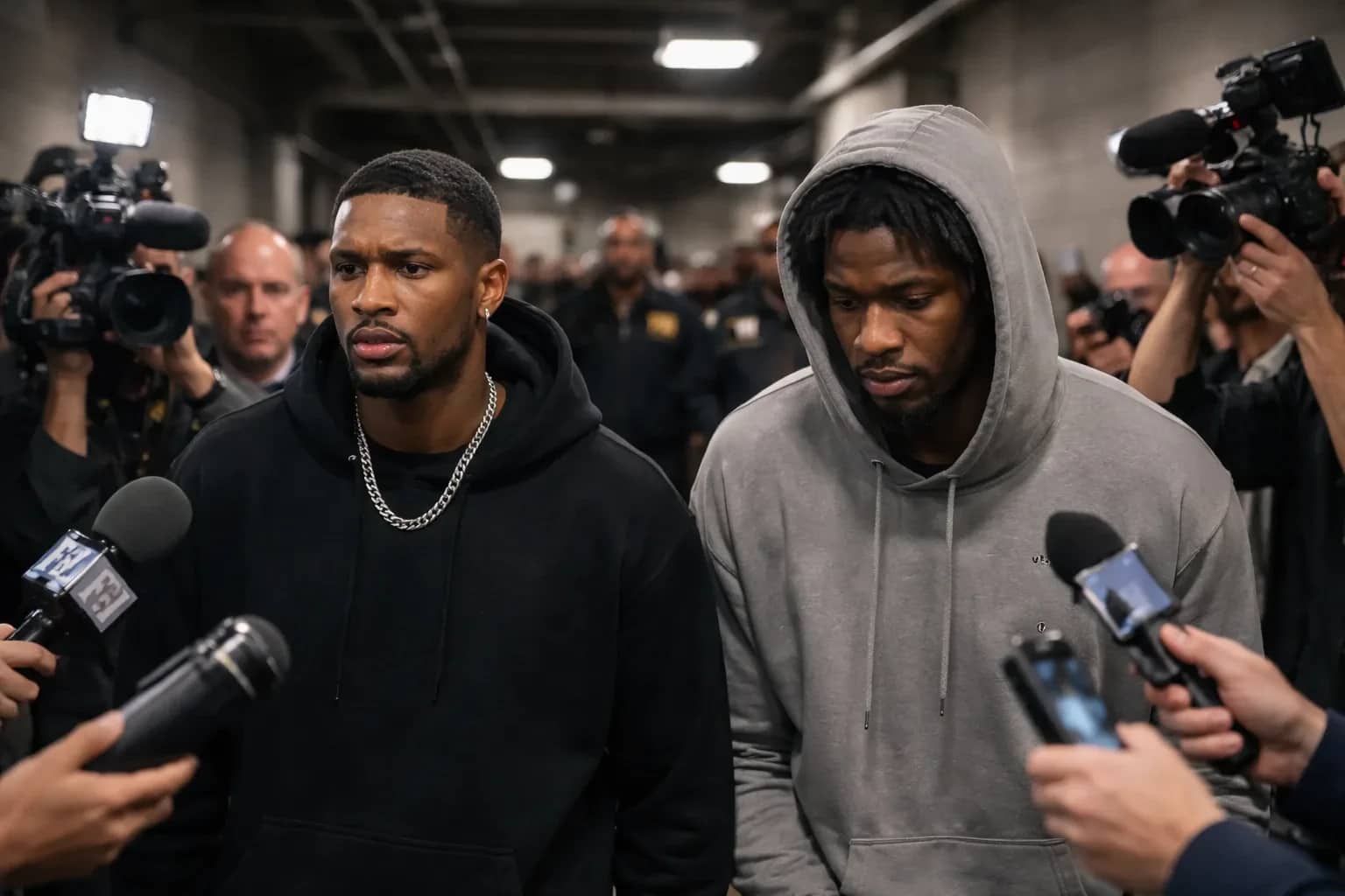 Malik Beasley and Ed Davis are facing federal gambling charges.