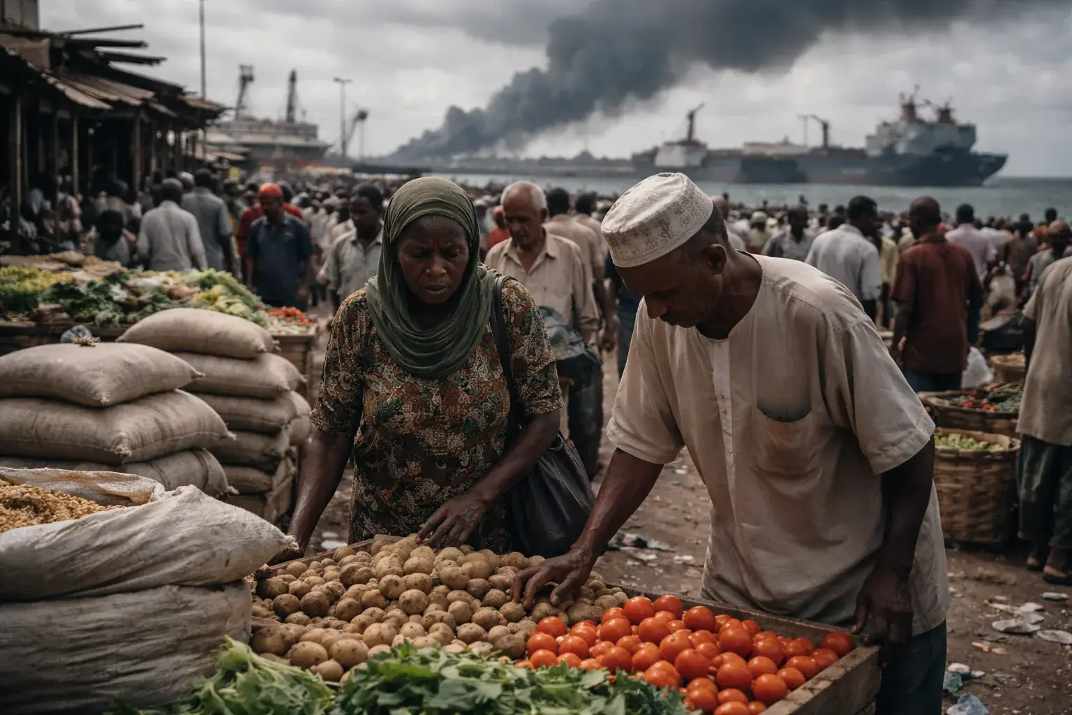 A large-scale fertilizer production facility representing global agricultural supply chains.