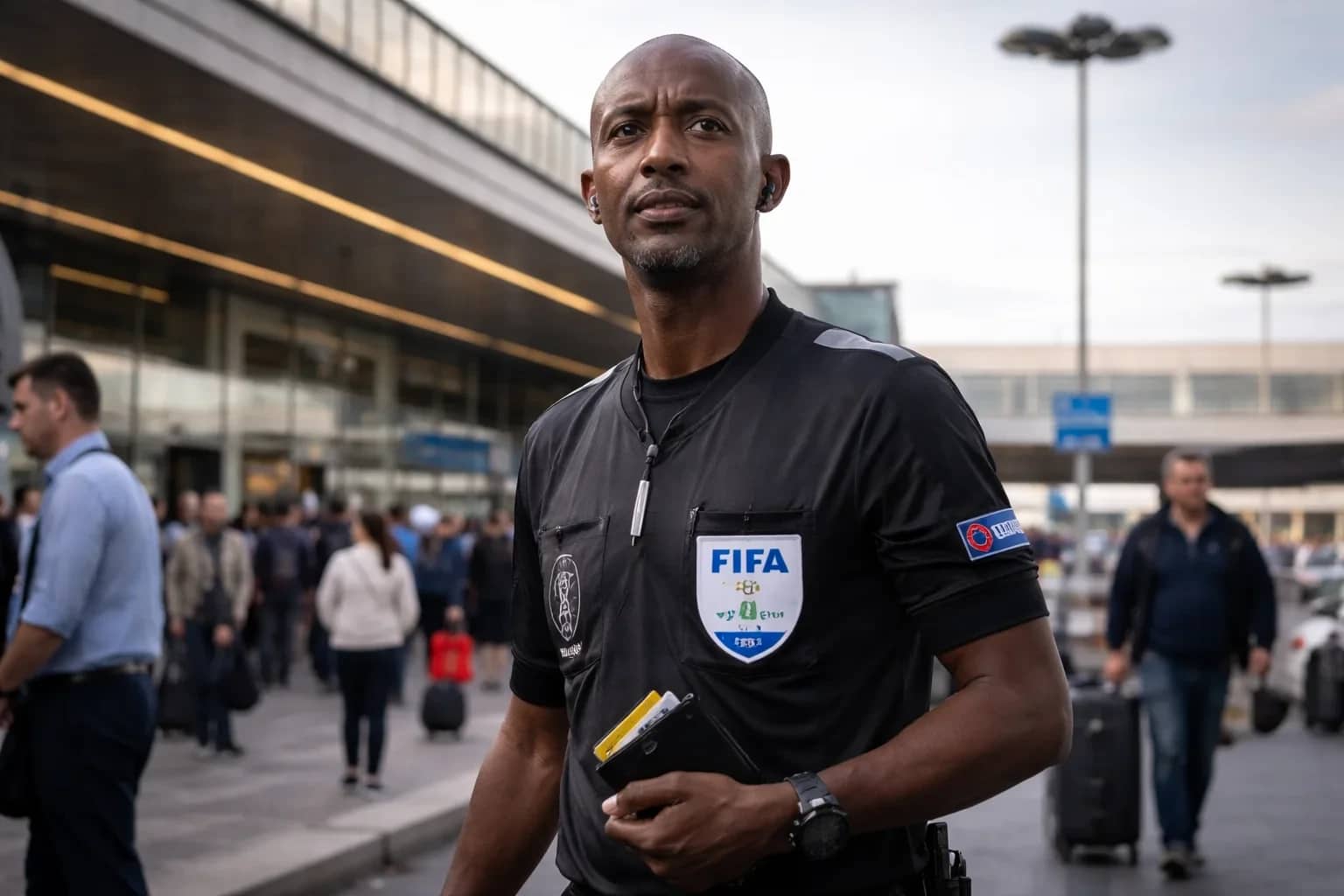 Omar Artan, a FIFA-listed Somali referee since 2018.