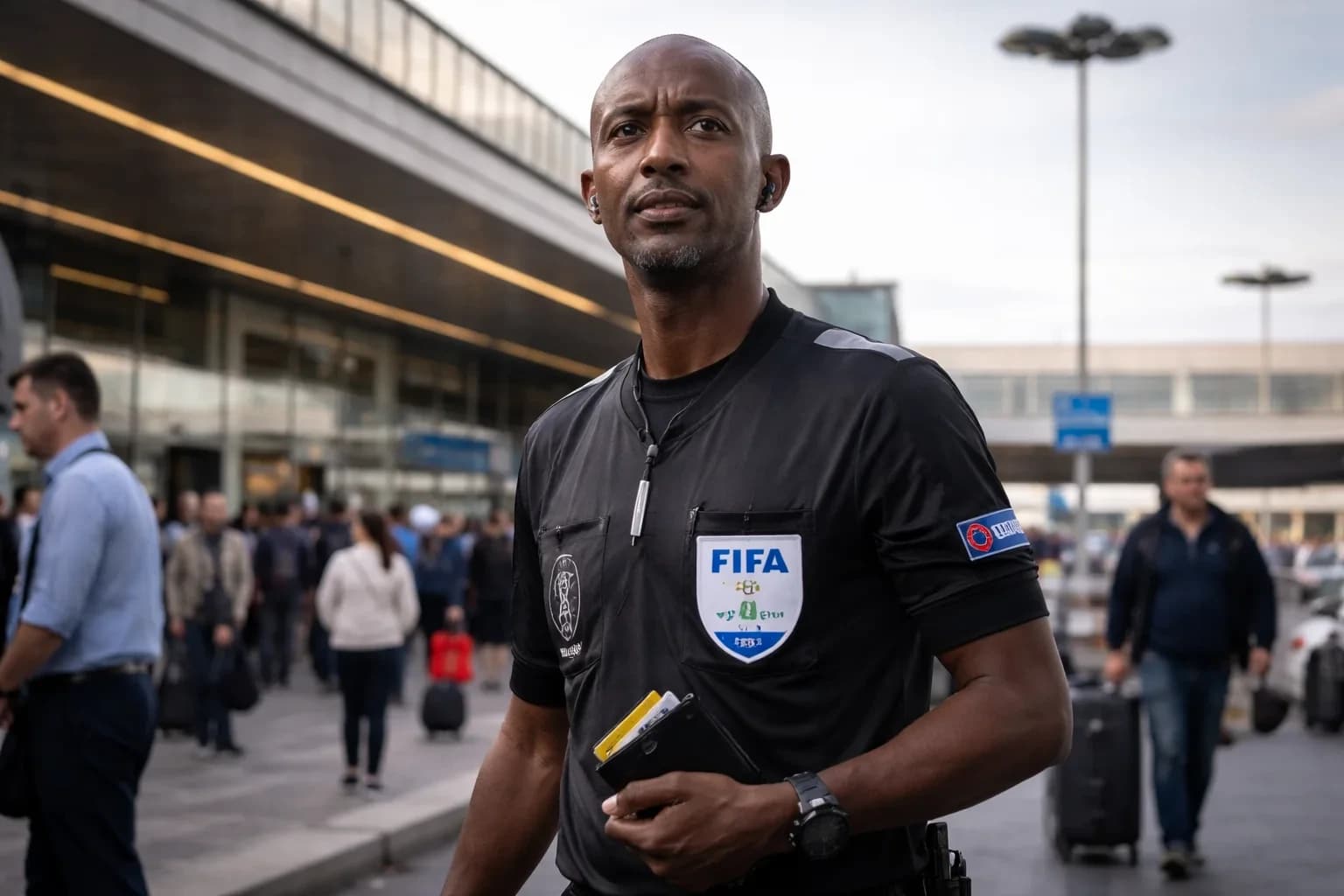 Omar Artan, a FIFA-listed Somali referee since 2018.