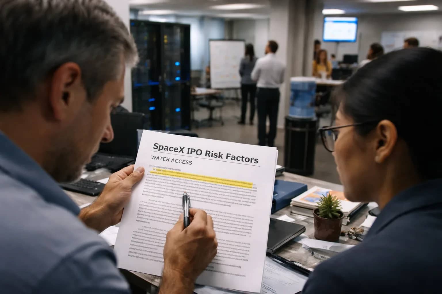 SpaceX facility representing industrial infrastructure and data center cooling requirements.