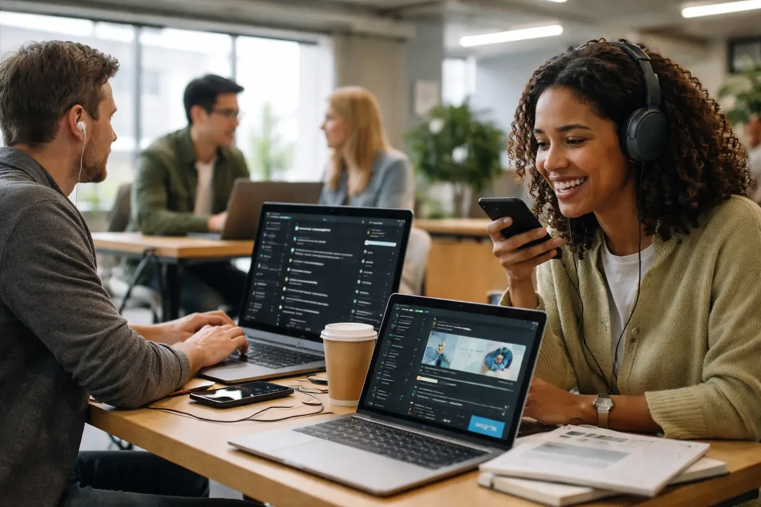 Spotify application interface showing new AI podcast features