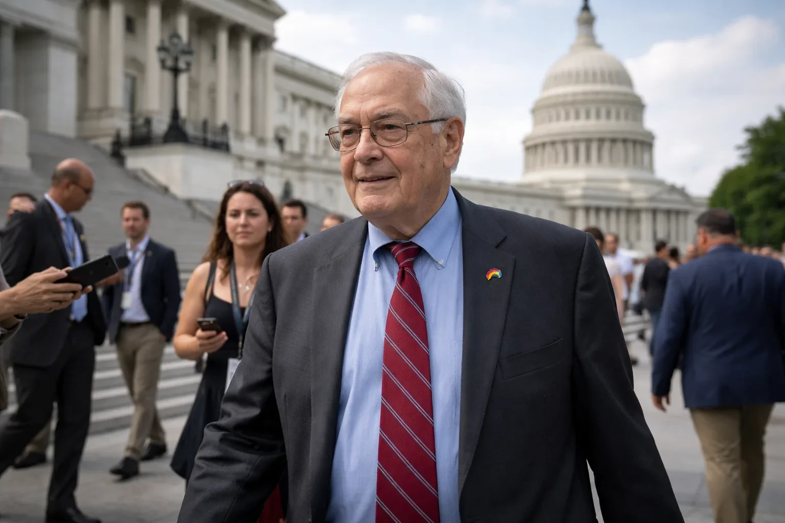 Former US Congressman Barney Frank