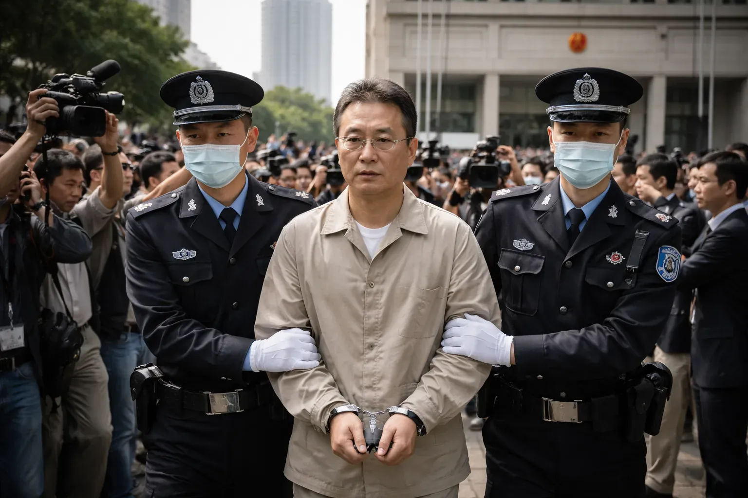 The Shanghai First Intermediate People's Court where Xu Yao was sentenced.