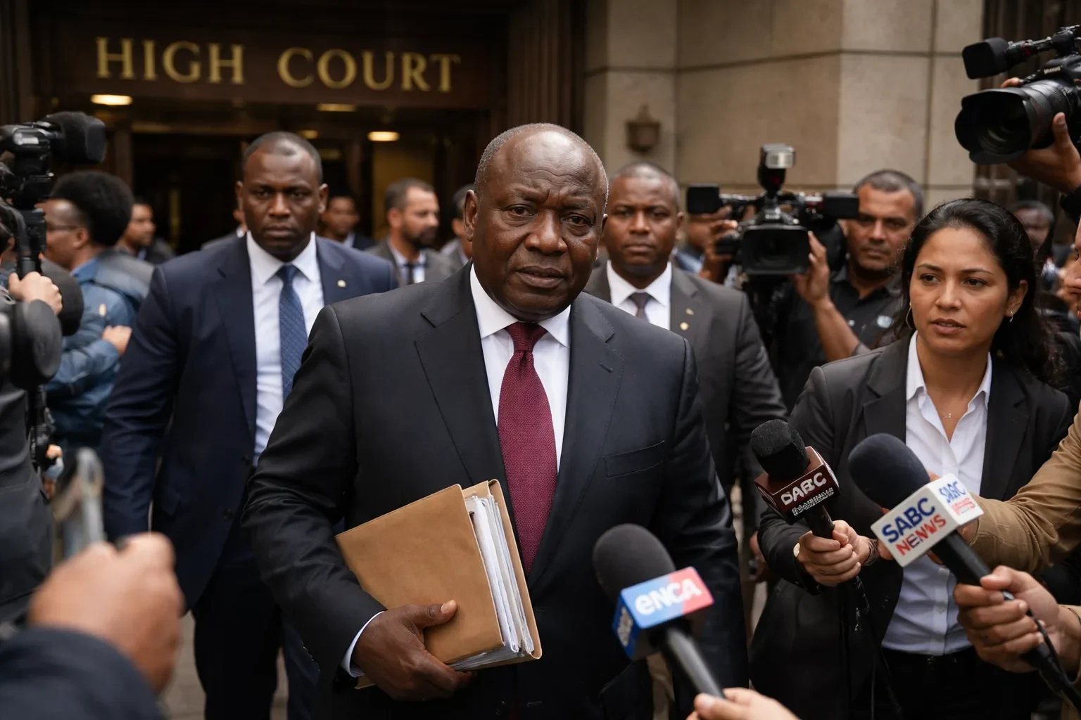 South African President Cyril Ramaphosa at a government event in 2024.
