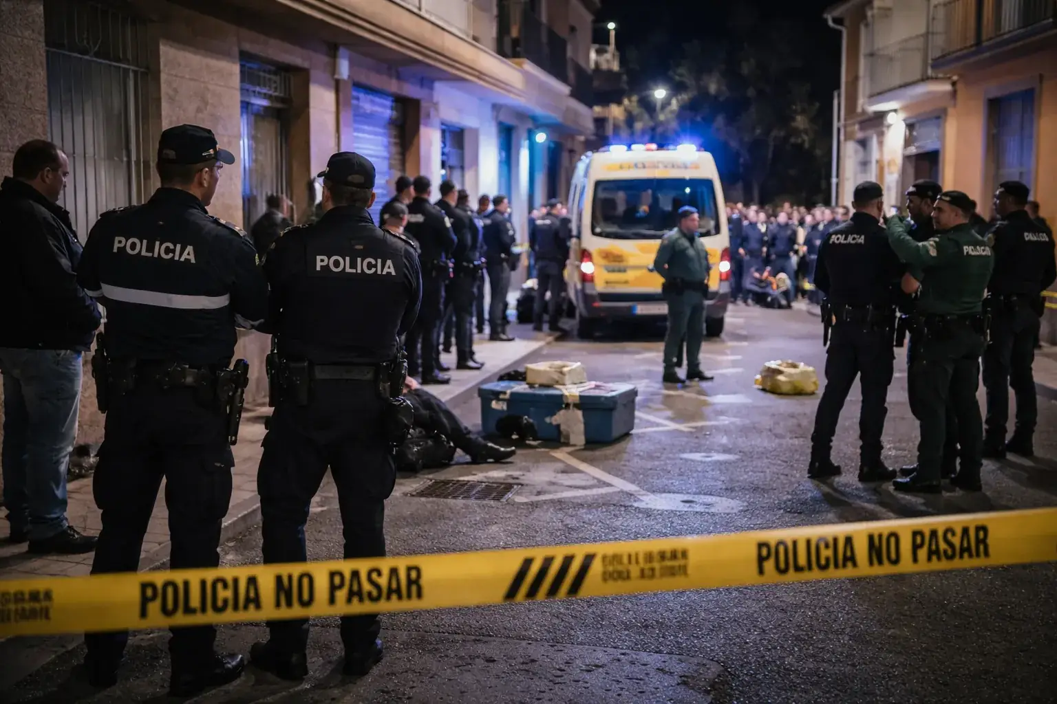 Guardia Civil police presence in southern Spain